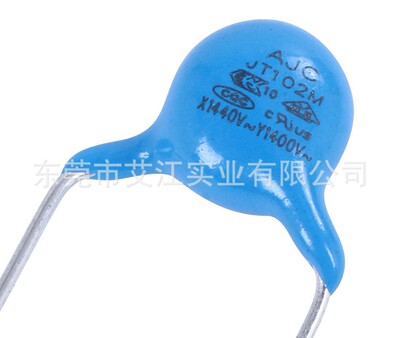 【AJC厂家直销】专业供应Y1安规电容 102M400V安规电容 P=10安